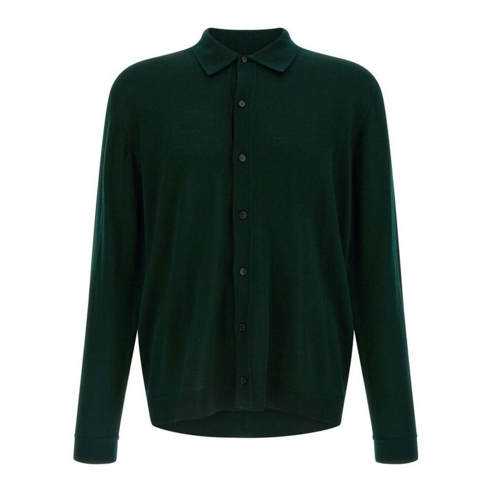 Roberto Collina Bicolor Merino Wool Men's Cardigan